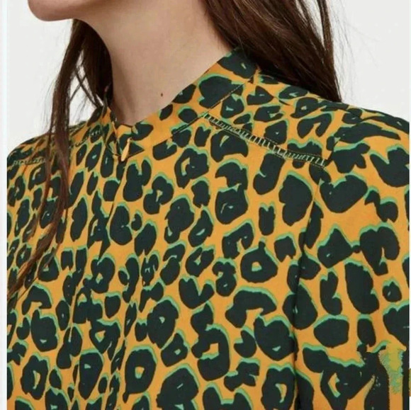 Scotch & Soda Les Filles Collection Cheetah Print Top - Picture 3 of 9